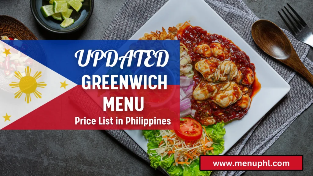Greenwich menu philippines