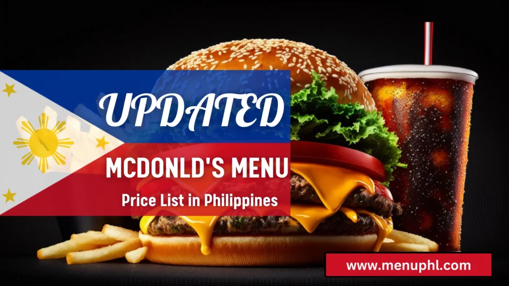 Mcdonald's menu philippines