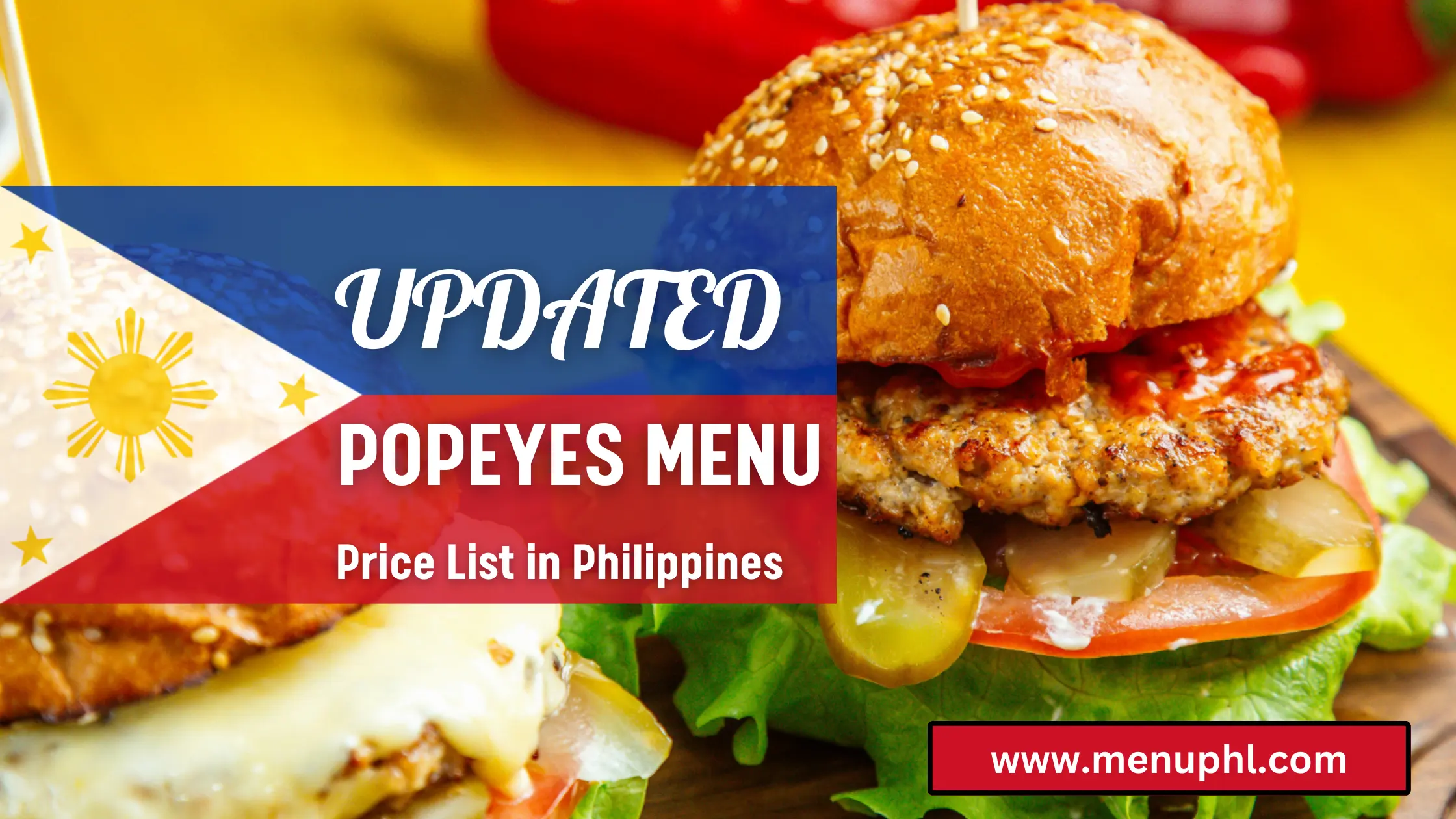 Popeyes Menu Philippines Updated Prices