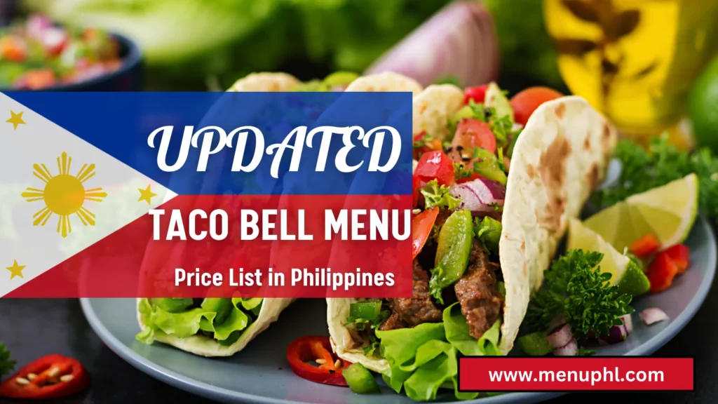 taco bell menu philippines 
