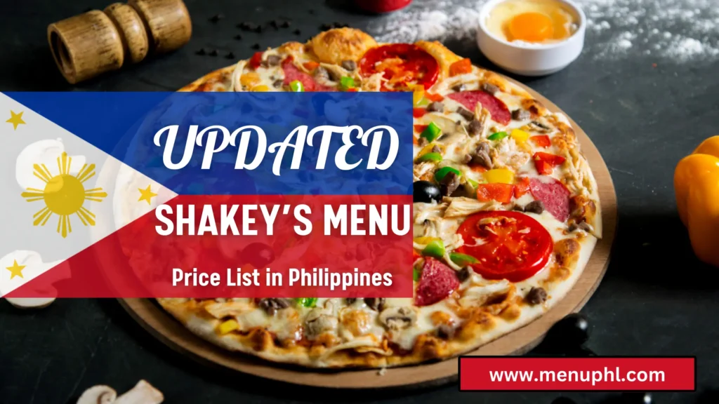 Shakey's menu philippines