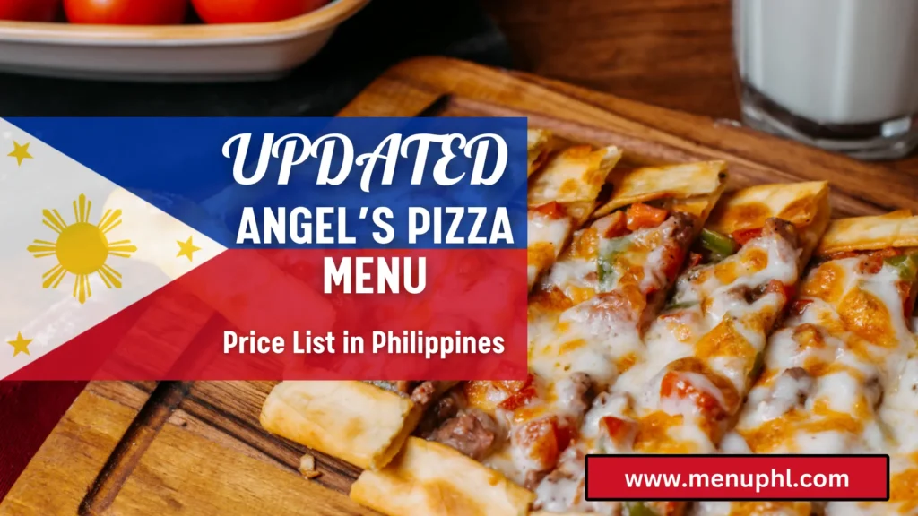 Angels Pizza Menu Philippines