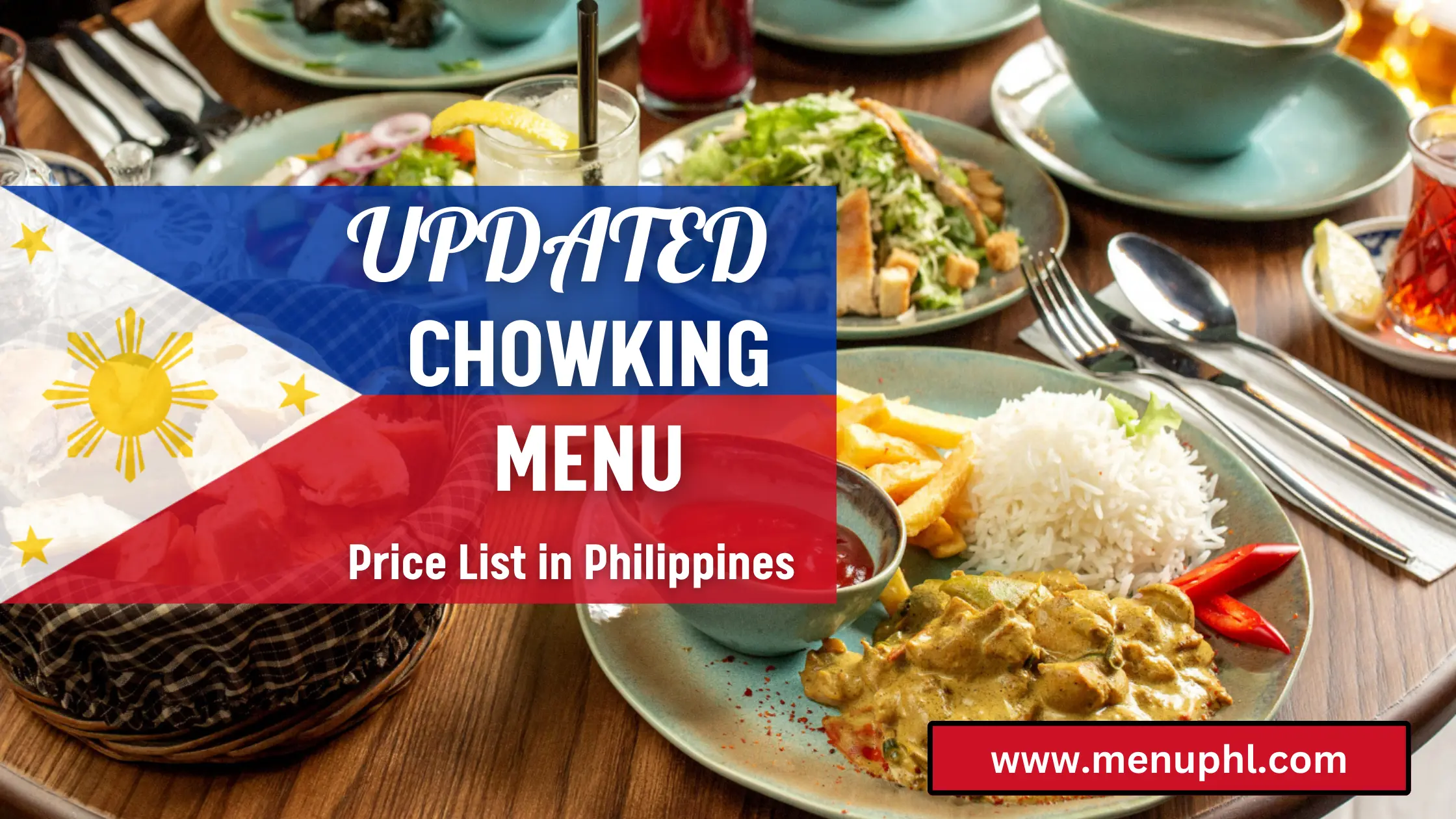 CHOWKING MENU PHILIPPINES & UPDATED PRICES 2024