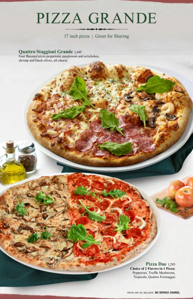 ITALIANNIS PIZZA GRANDE 17 INCHES PRICES