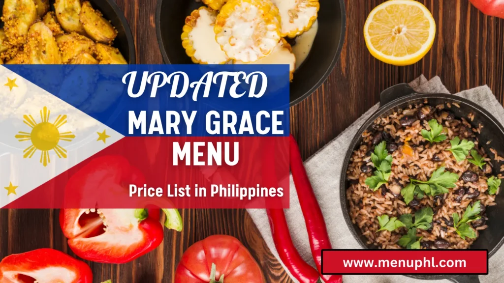 mary grace menu philippines