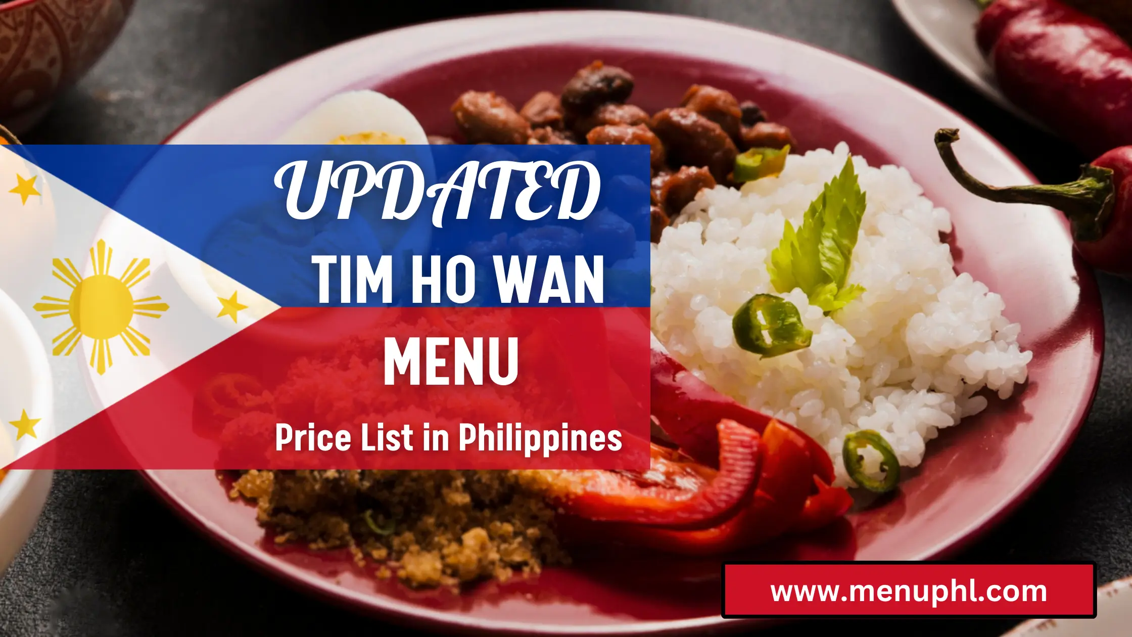 TIM HO WAN MENU PHILIPPINES & UPDATED PRICES 2023