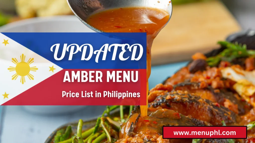 amber menu philippines 