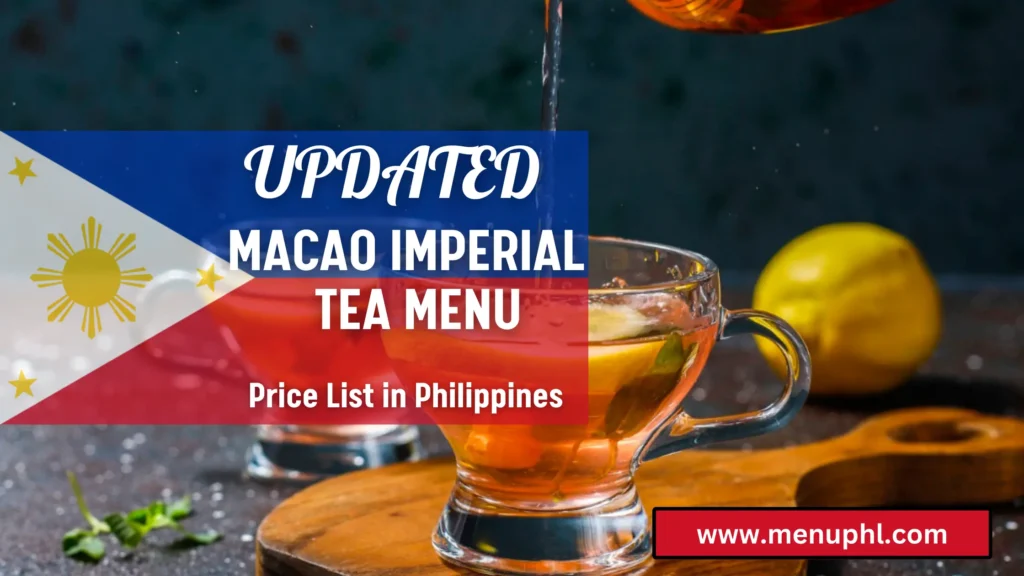 Macao Imperial tea Philippines