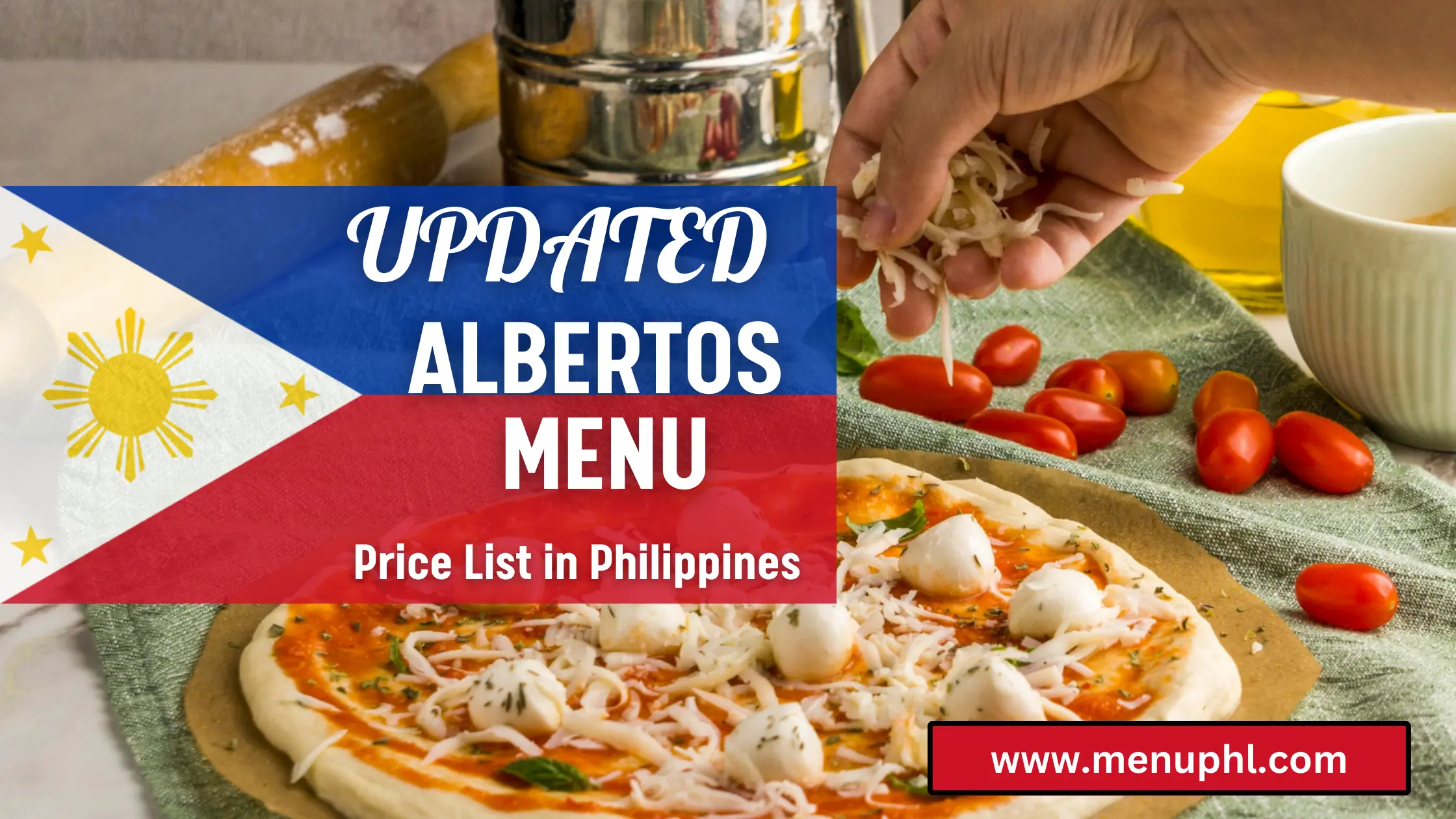 Alberto's pizza on sale