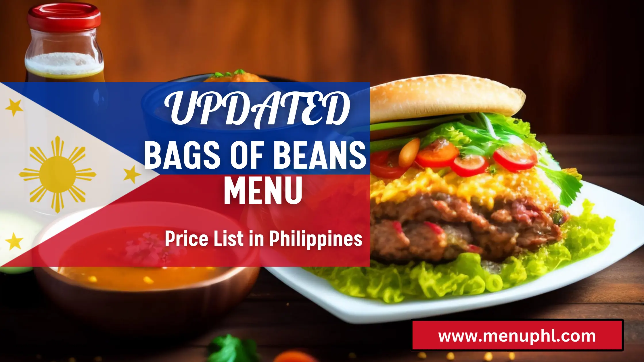 BAG OF BEANS MENU PHILIPPINES & UPDATED PRICES 2024