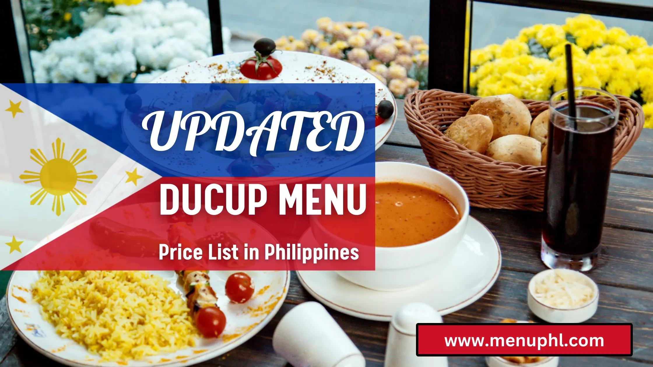 DUCUP MENU PHILIPPINES & UPDATED PRICES 2024