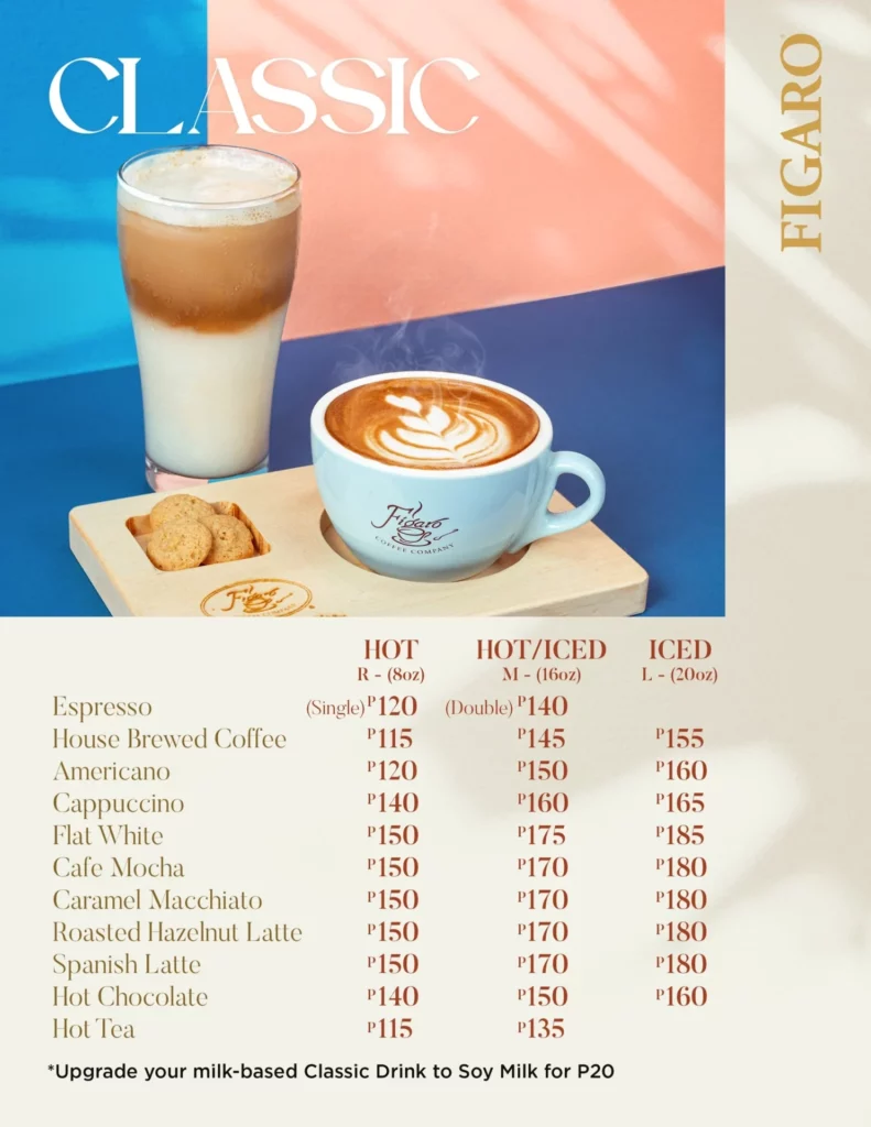 FIGARO COFFEE CLASSIC HOT PRICES