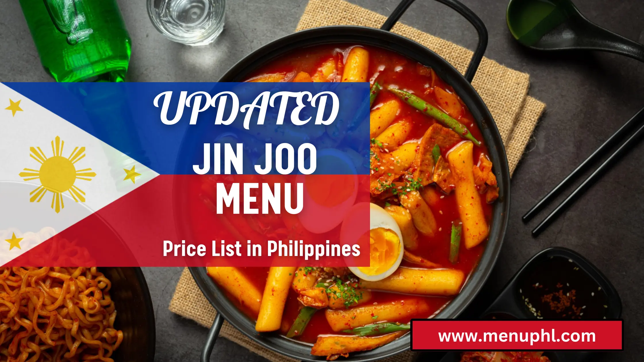 JIN JOO MENU PHILIPPINES & UPDATED PRICES 2024