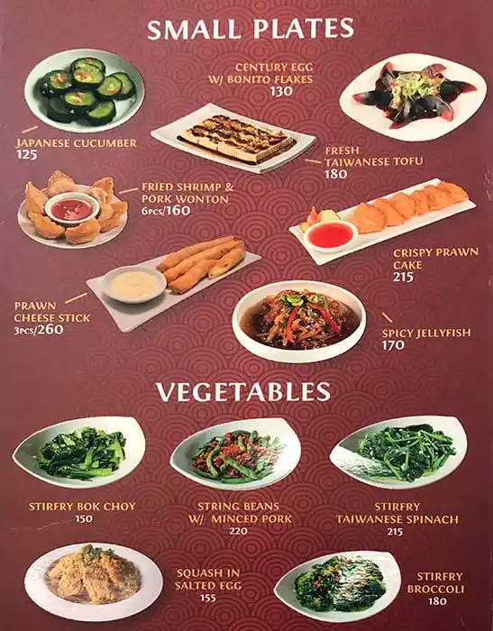 SHI LIN SPECIALTY DISHES PRICES