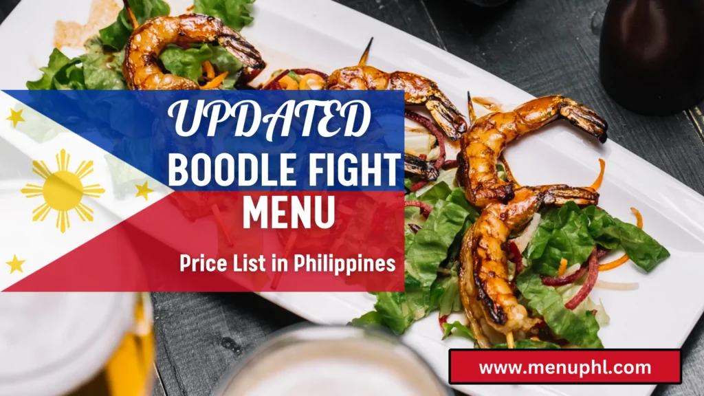 BOODLE FIGHT MENU PHILIPPINES