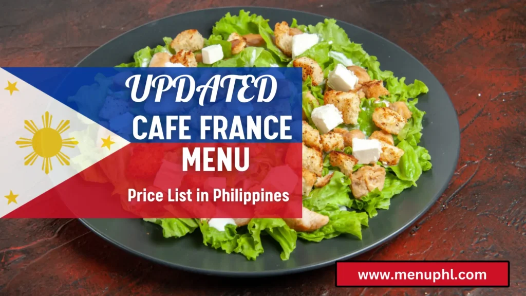 CAFE FRANCE PHILIPPINES