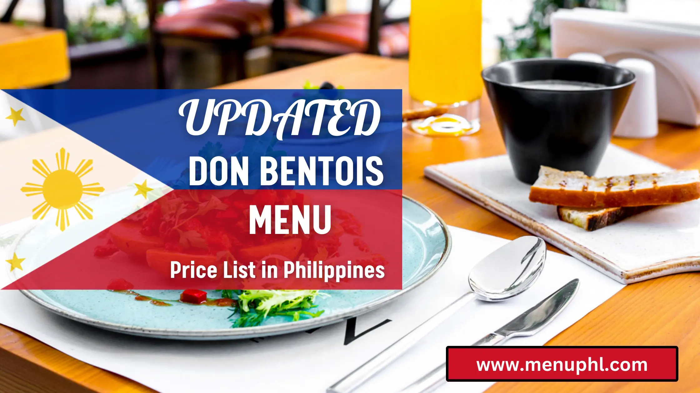DON BENITO’S MENU PHILIPPINES & UPDARED PRICES 2024