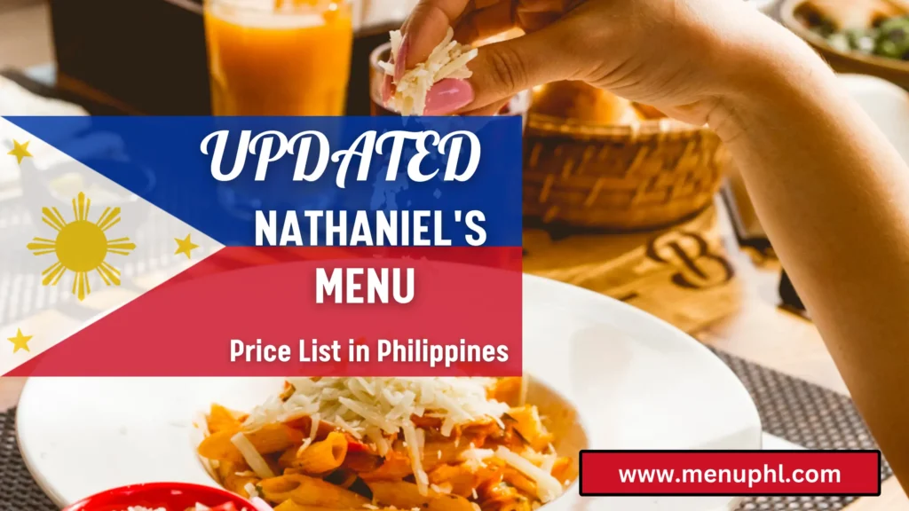 NATHANIELS MENU PHILIPPINES