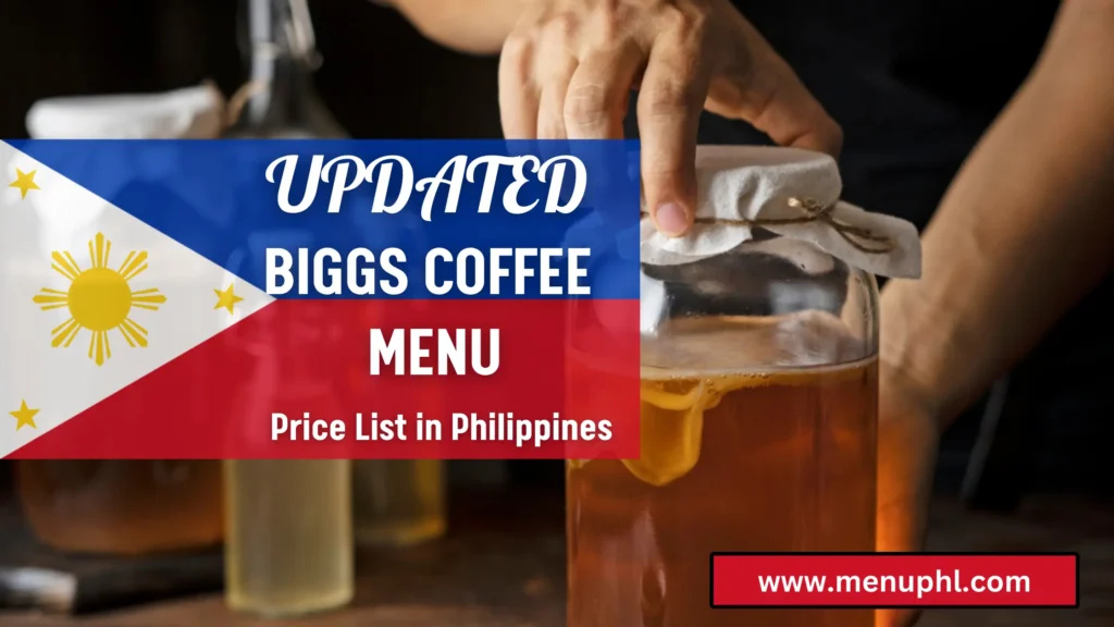 BIGGS COFFEE MENU PHILIPPINES & UPDATED PRICES 2024