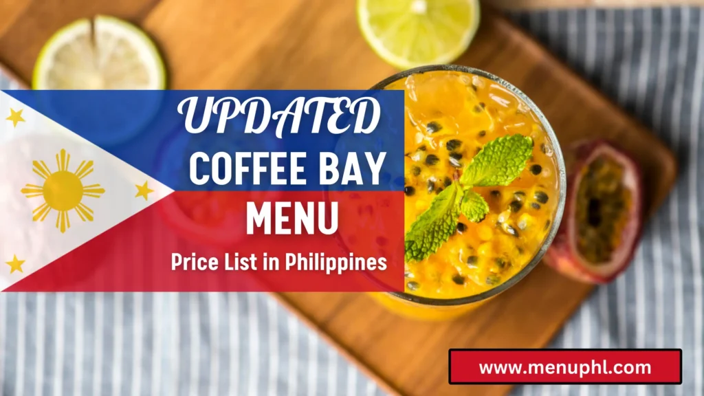 COFFEE BAY MENU PHILIPPINES