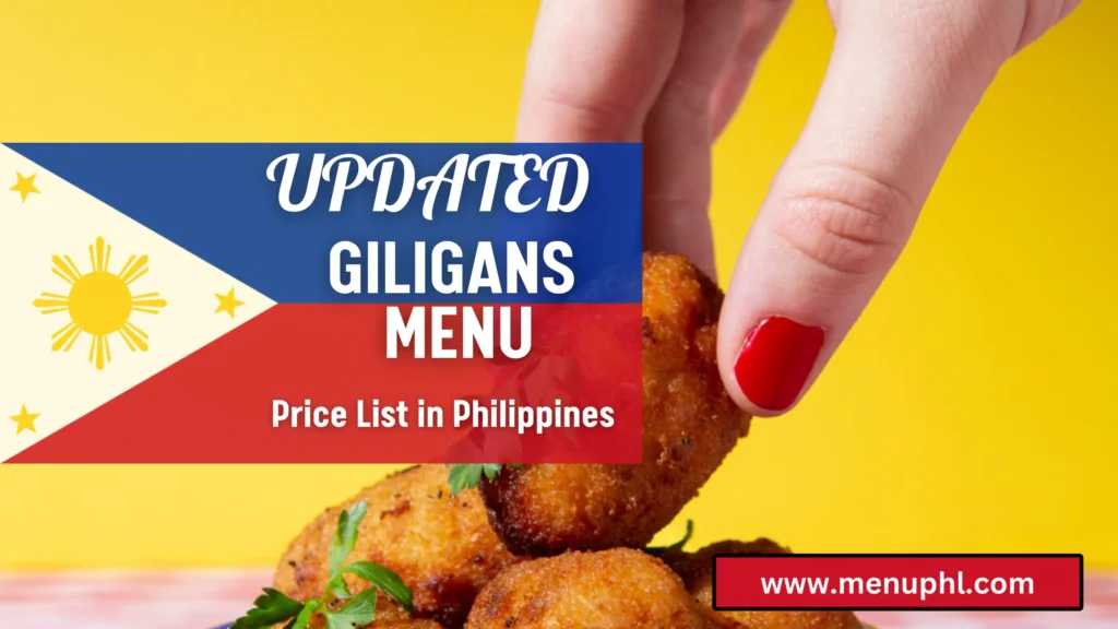 giligans menu philippines 