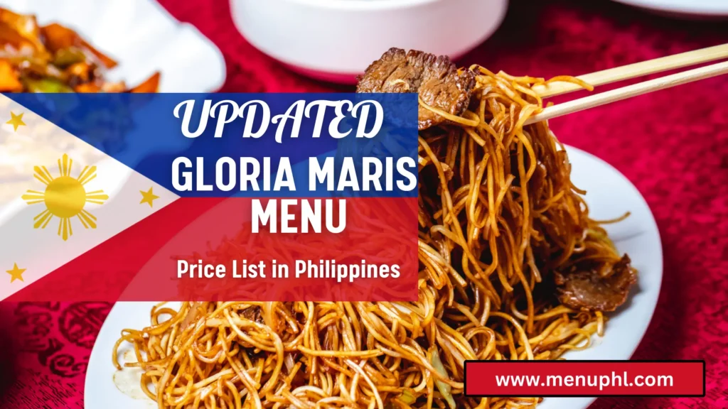 goloria maris menu philippines 