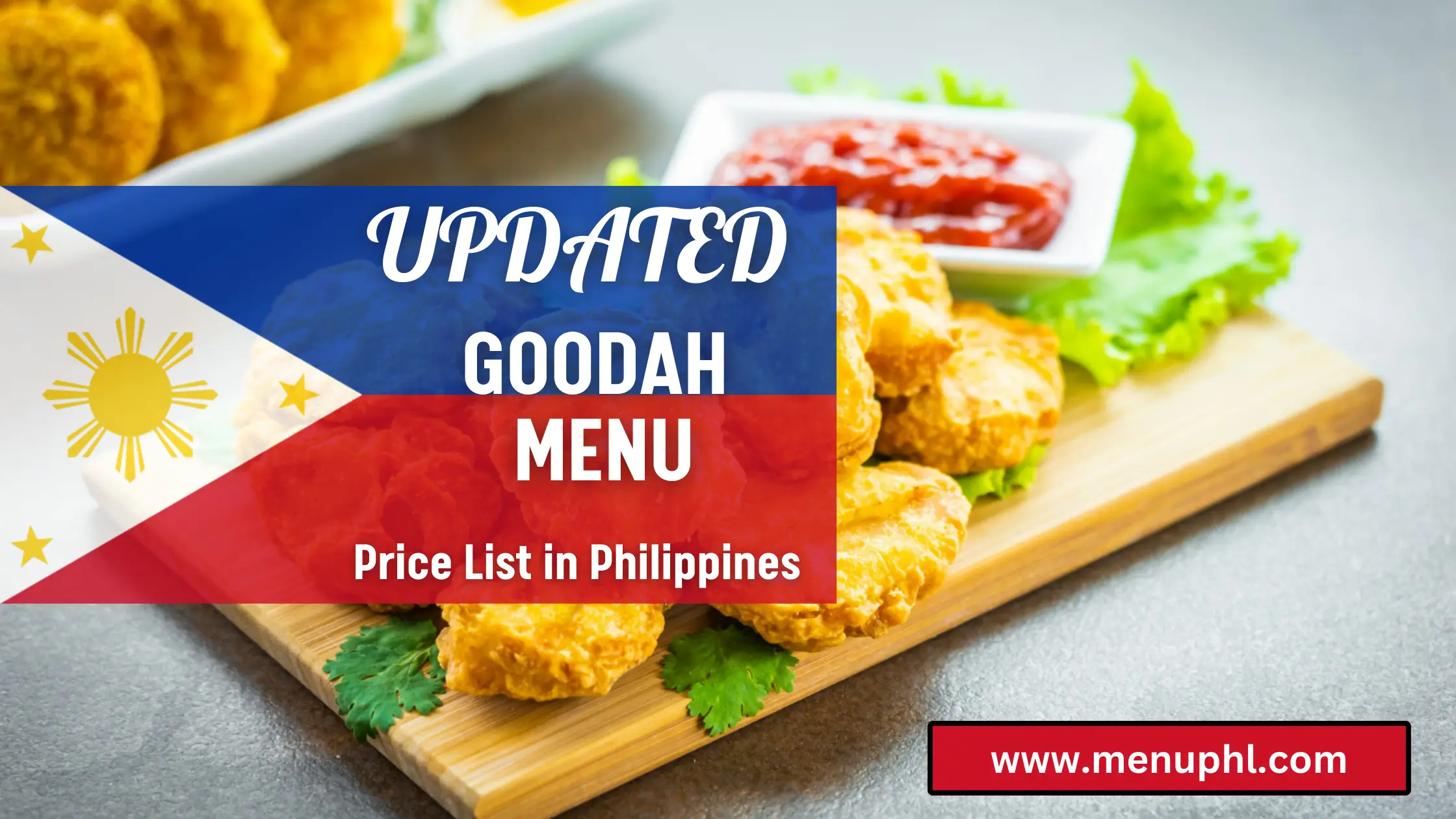 GOODAH MENU PHILIPPINES & UPDATED PRICES 2024
