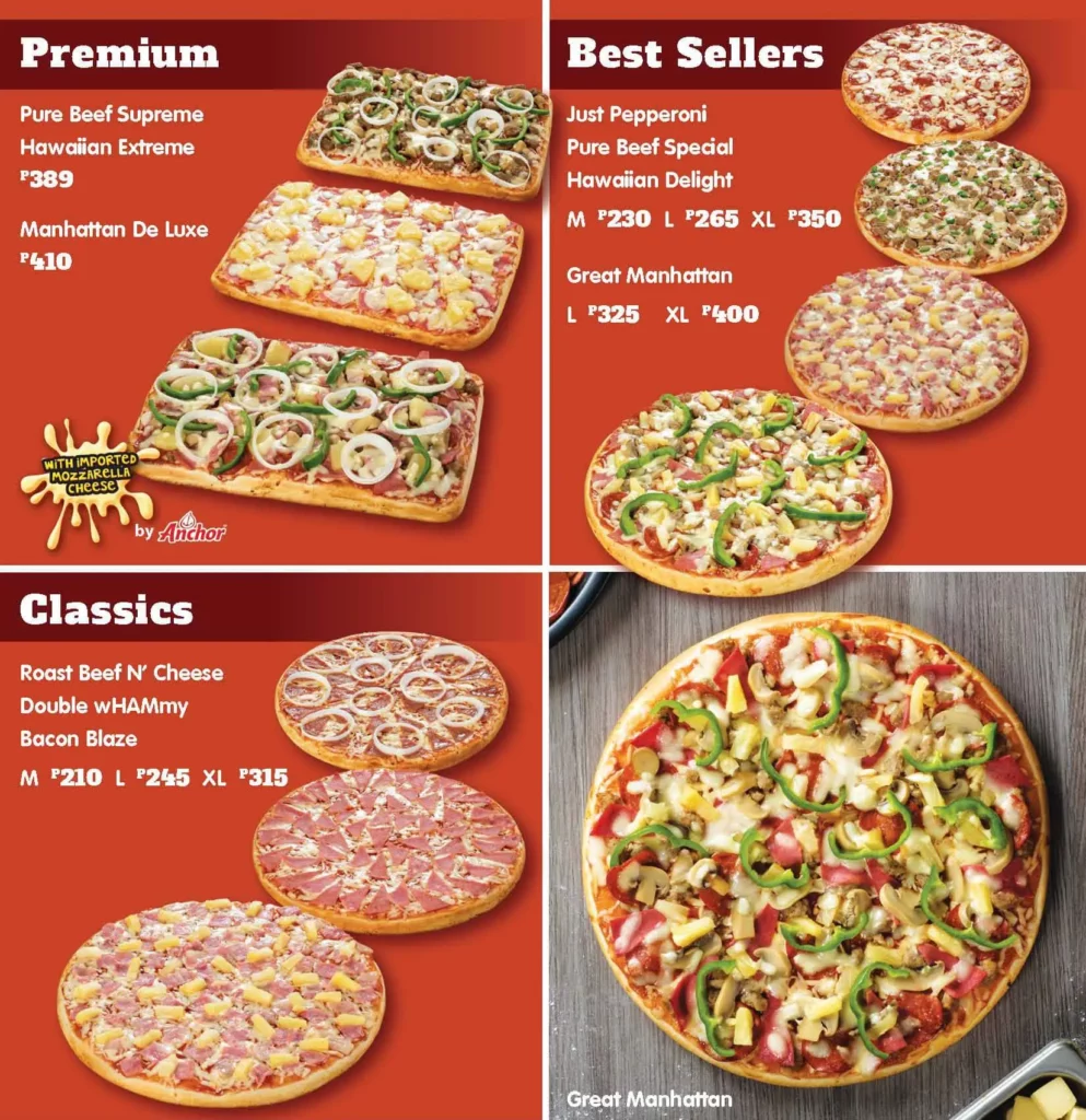 LOTS’A PIZZA CLASSICS PRICES