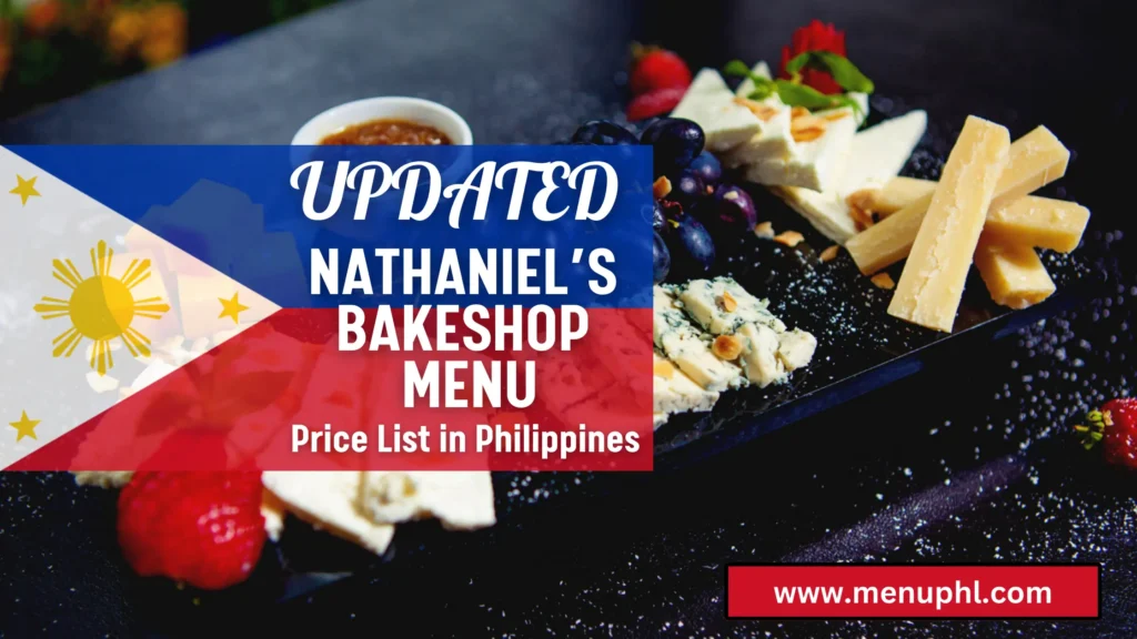 NATHANIEL'S BAKESHOP MENU PHILIPPINES 