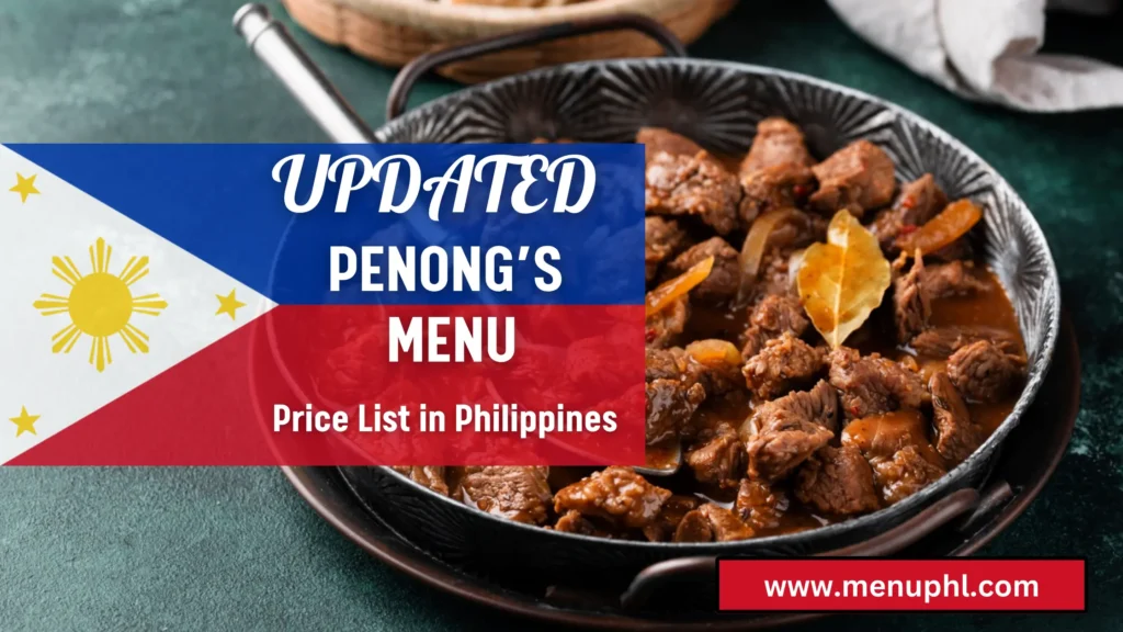 PENONG'S MENU PHILIPPINES