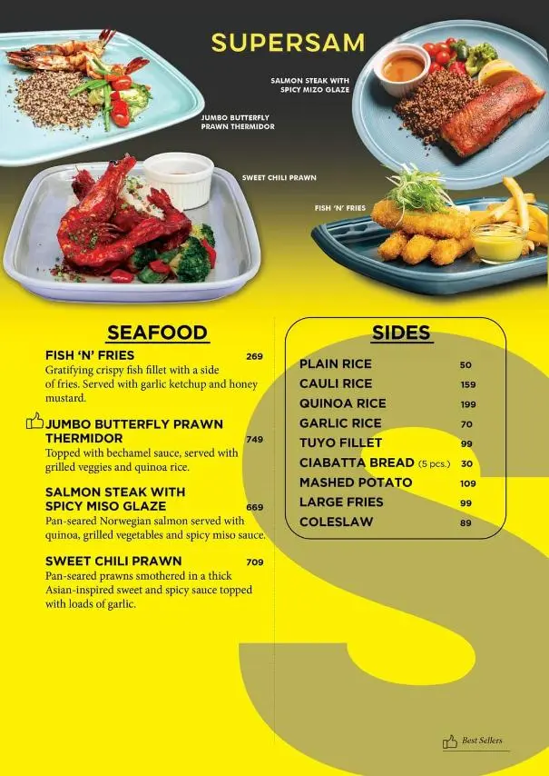 SUPERSAM SEAFOOD PRICES
