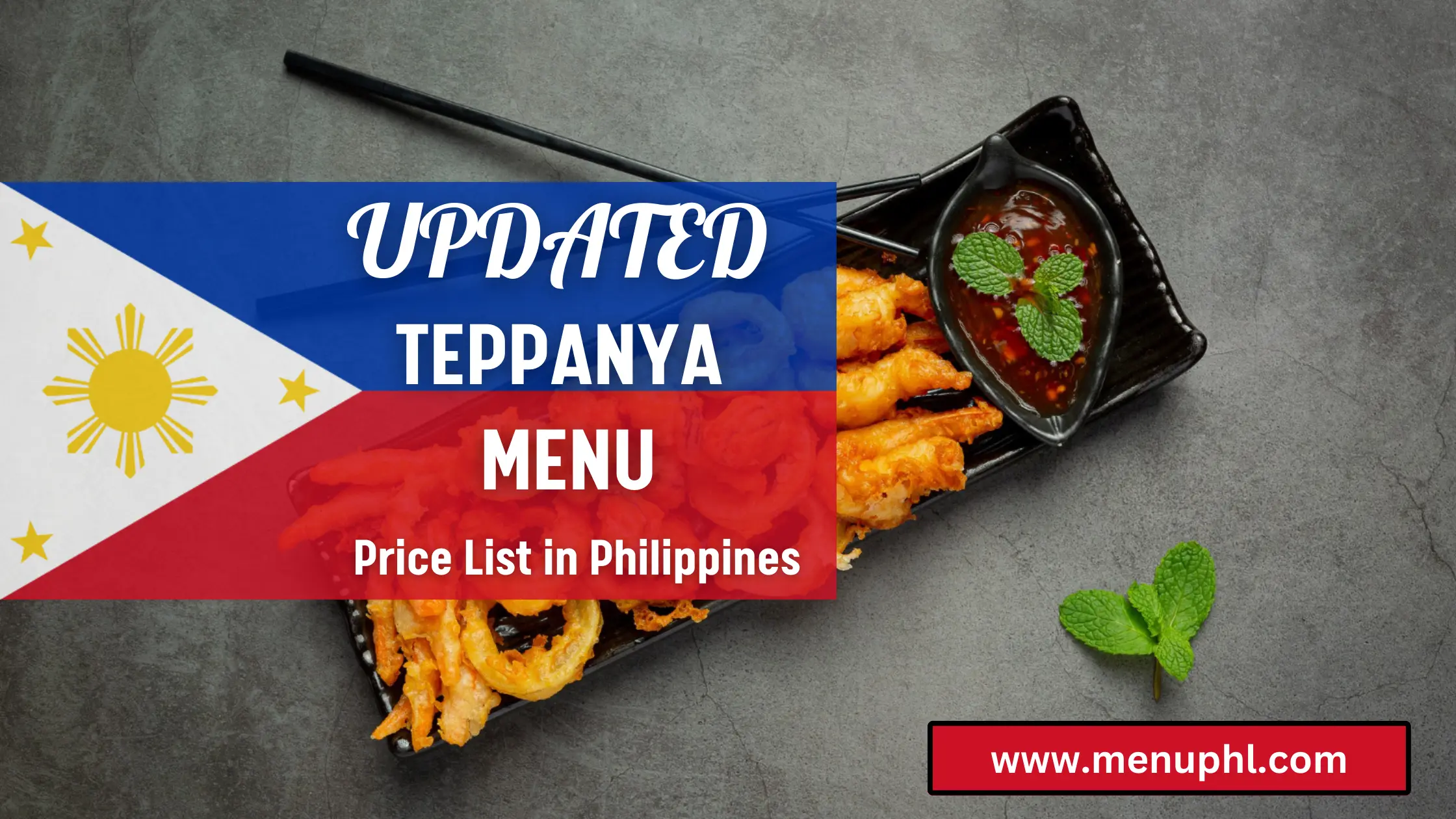 TEPPANYA MENU PHILIPPINES