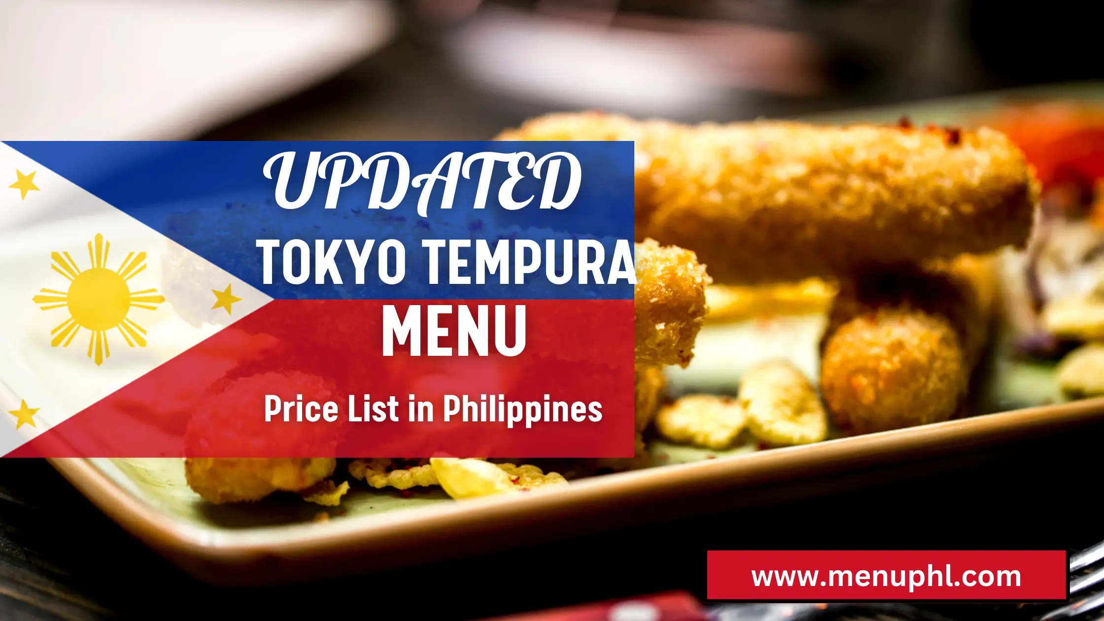 TOKYO TEMPURA MENU PHILIPPINES & UPDATED PRICES 2023