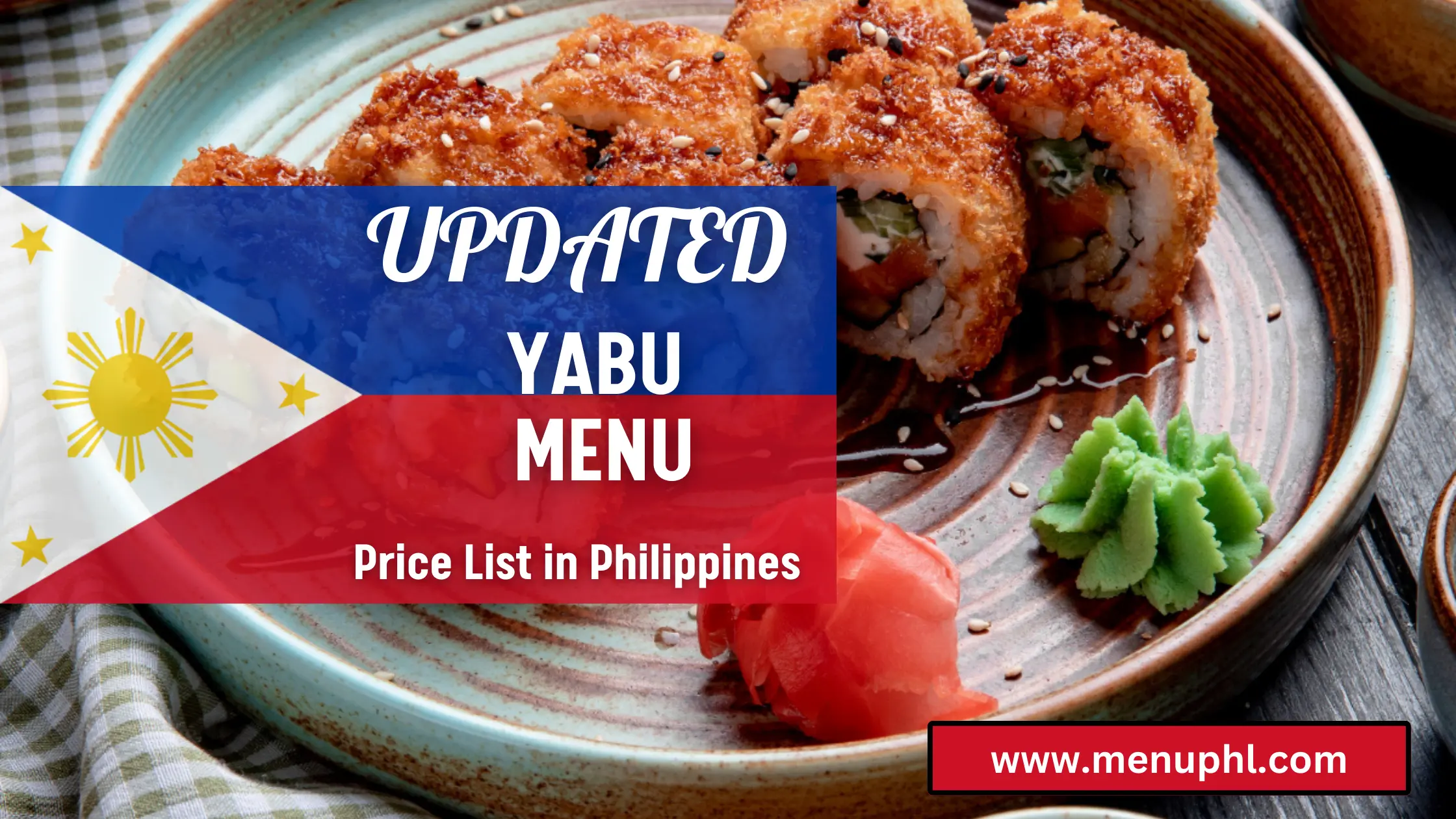 YABU MENU PHILIPPINES