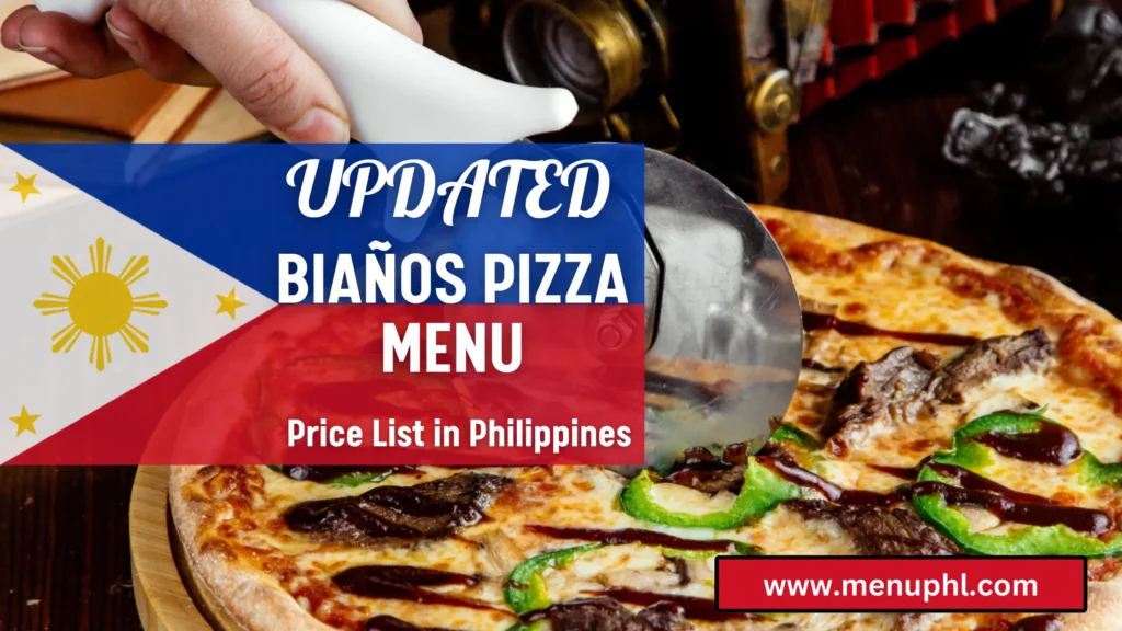 BIANOS PIZZA MENU PHILIPPINES 