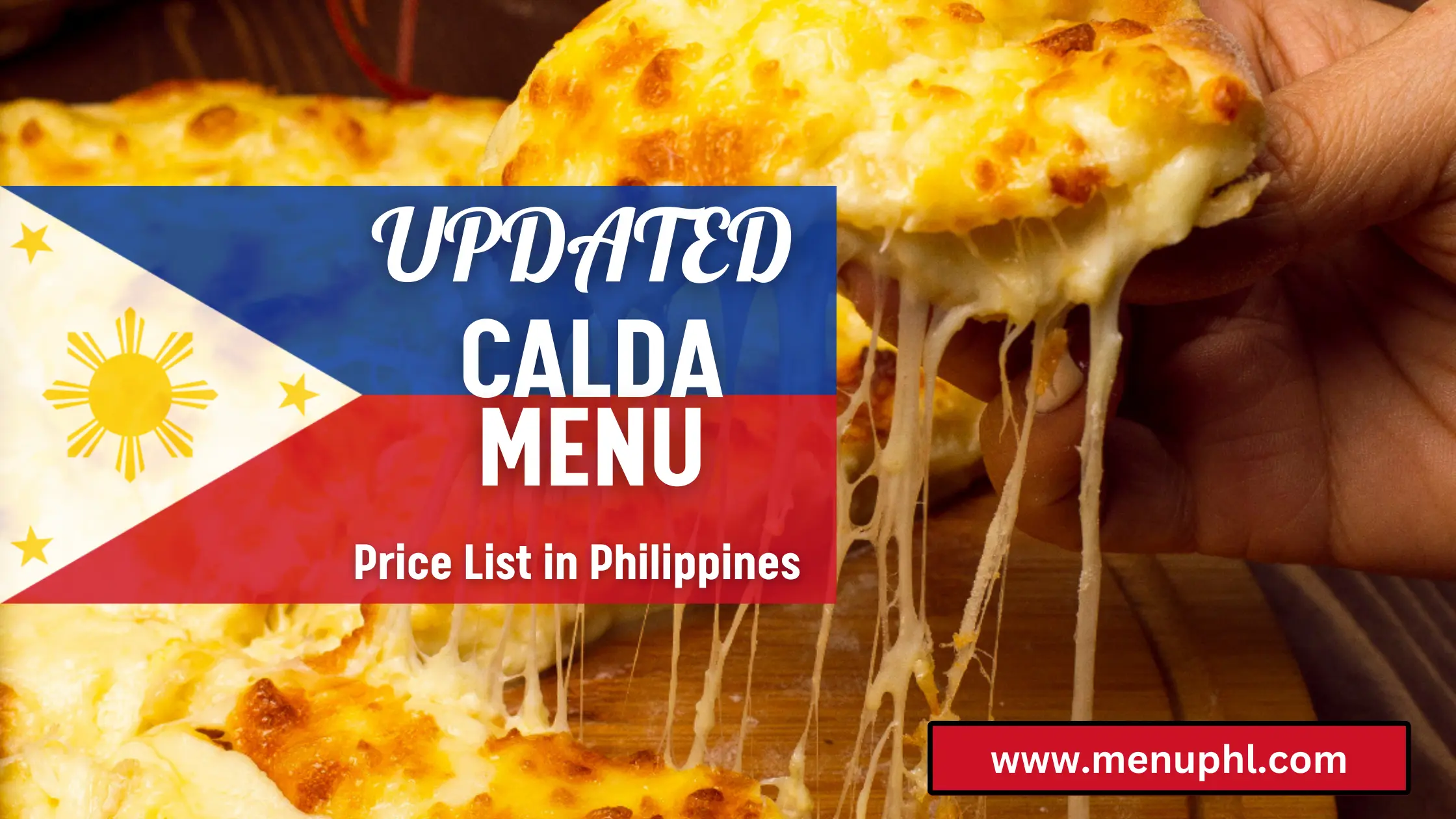 CALDA PIZZA MENU PHILIPPINES & UPDATED PRICES 2024