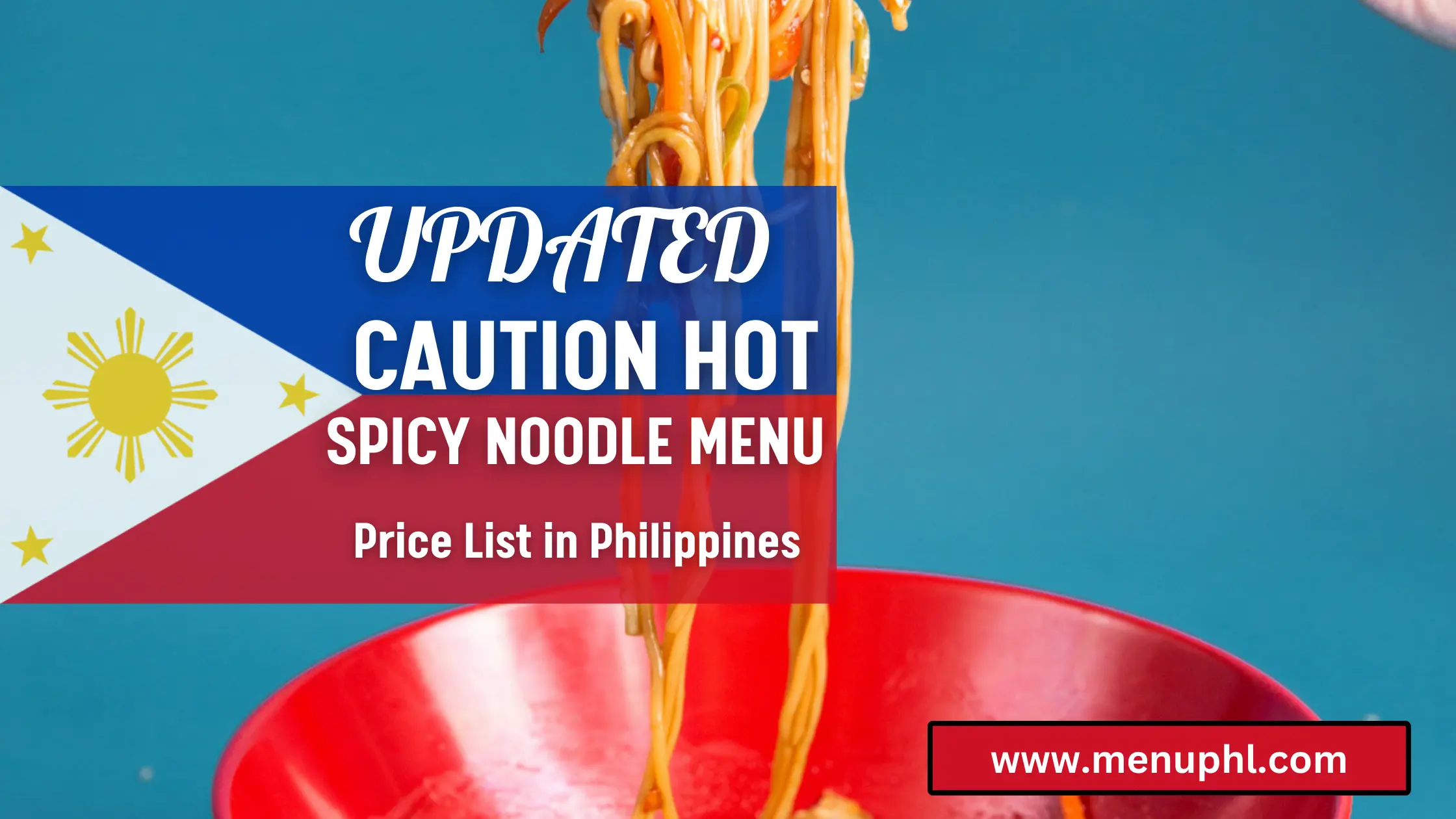 CAUTION HOT SPICY NOODLE HOUSE MENU PHILIPPINES