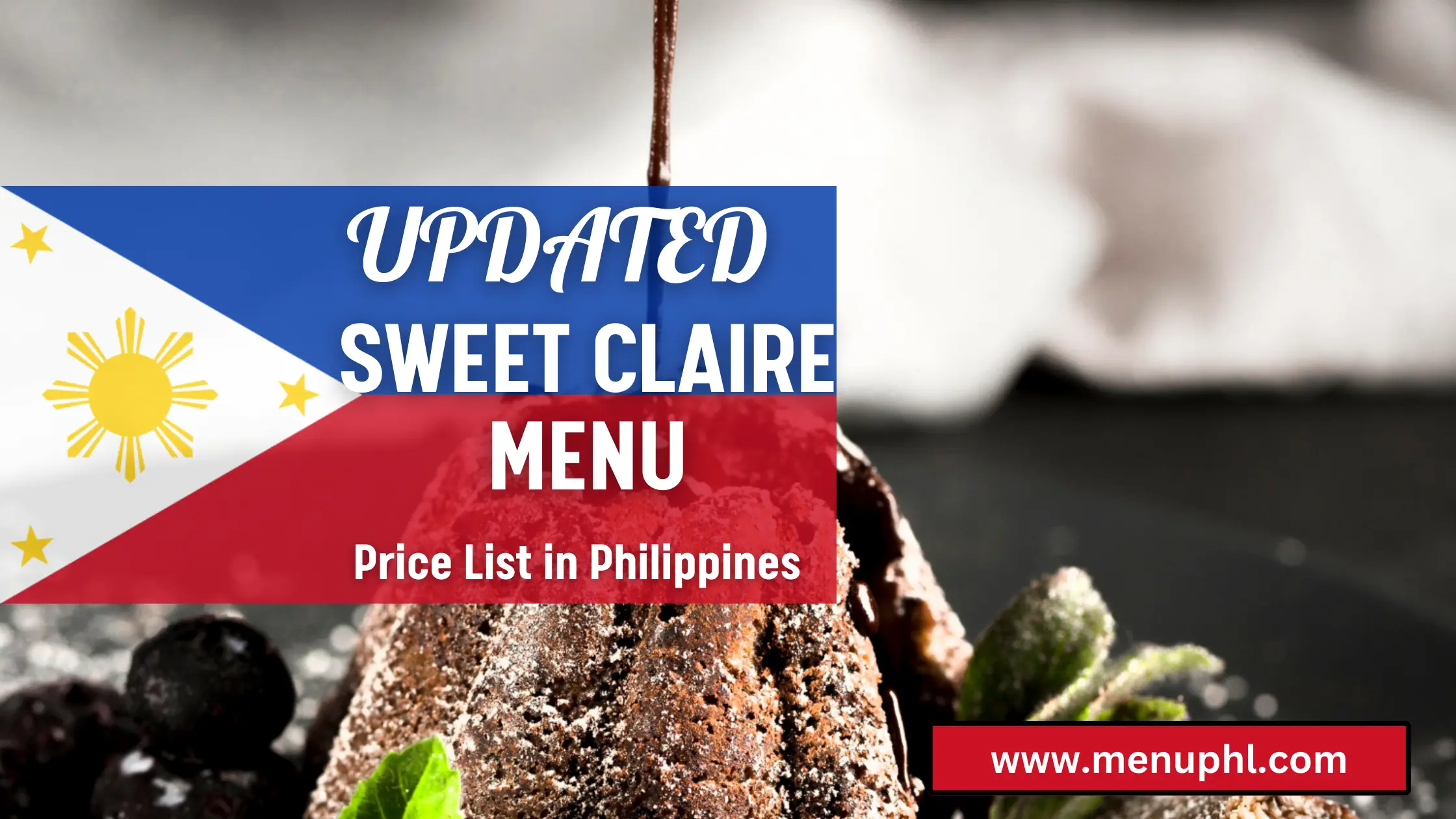 SWEET CLAIRE MENU PHILIPPINES & UPDATED PRICES 2024
