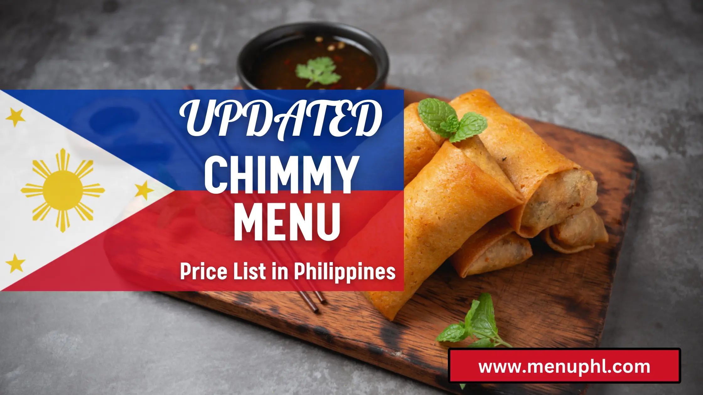 CHIMMY MENU PHILIPPINES & UPDATED PRICES 2024