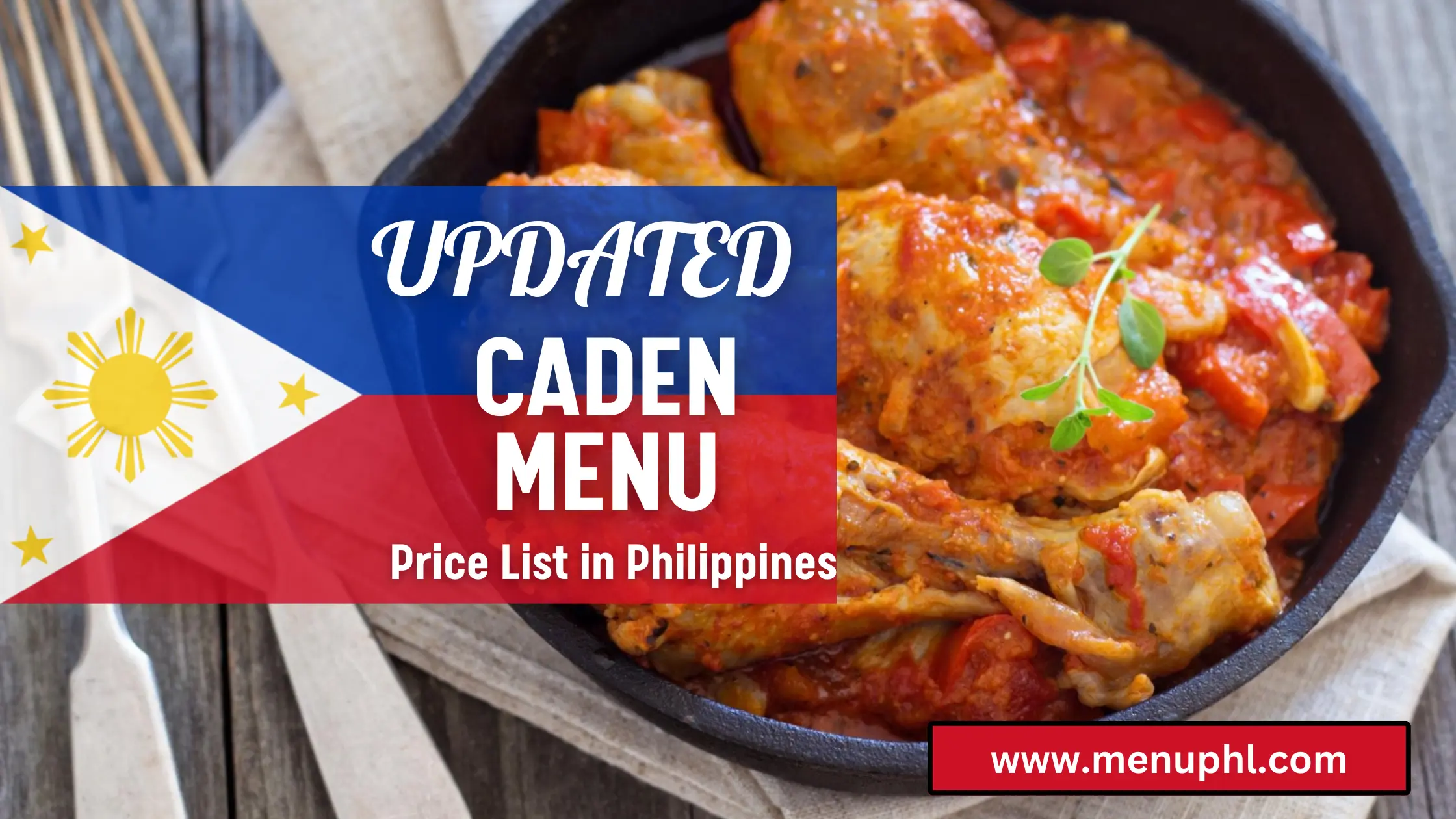 CADEN MENU PHILIPPINES & UPDATED PRICES 2024