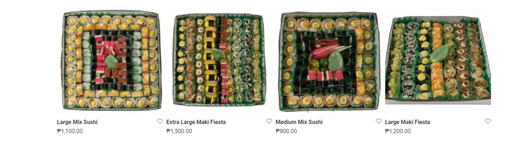 Mix Sushi with Sashimi