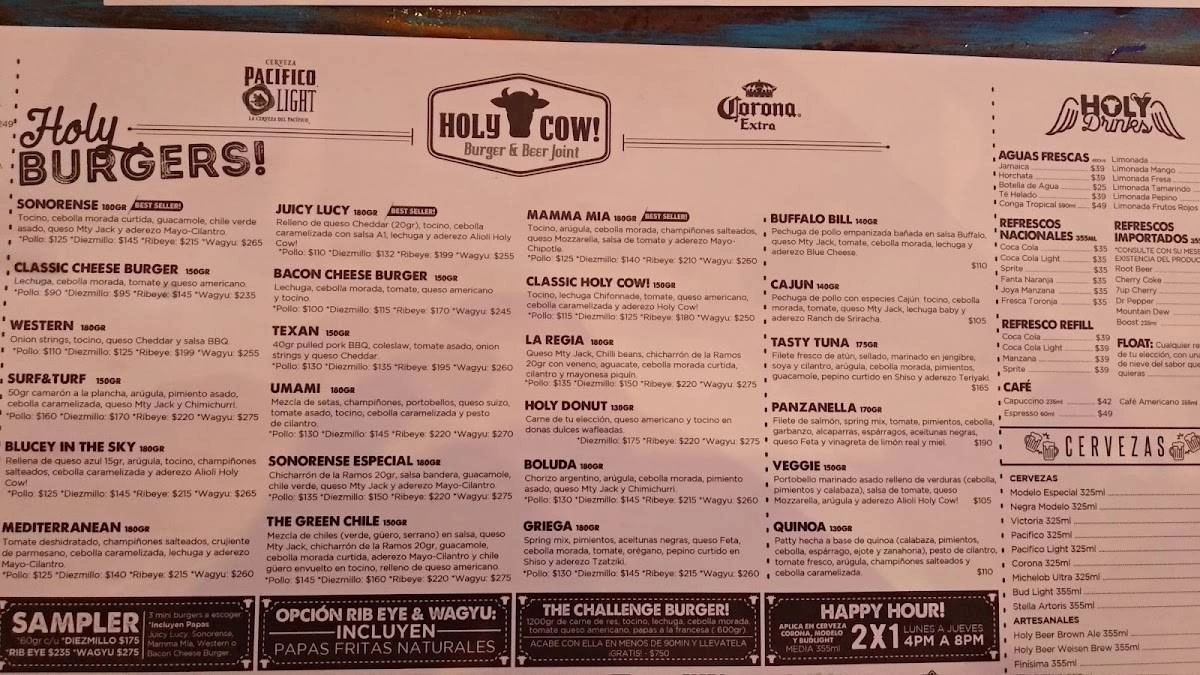 HOLY COW MENU PHILIPPINES & PRICES UPDATED 2024